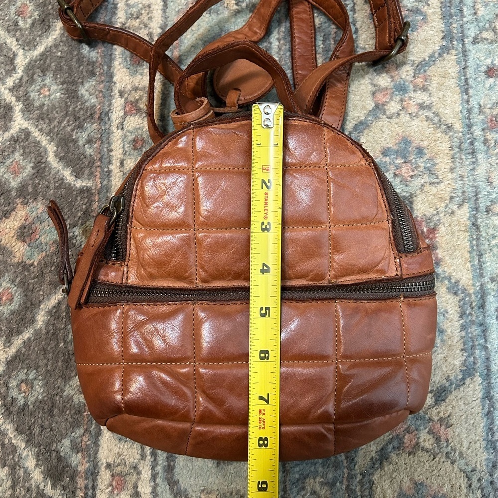 Harbour 2nd Quilted Leather Mini Backpack - Picture 8 of 8